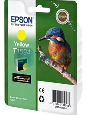 Картридж струйный Epson C13T15944010 желтый (850 стр) для Epson St Ph R2000