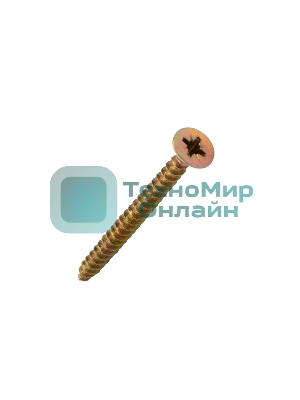 Саморез универсальный Kranz 5х60, желтый цинк, короб (100 шт./уп.)