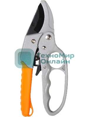 Секатор 200мм возвратная пружинахраповый механизмтефлоновое покр.металл.обрезинен.рукоятки Вихрь 73/7/3/3