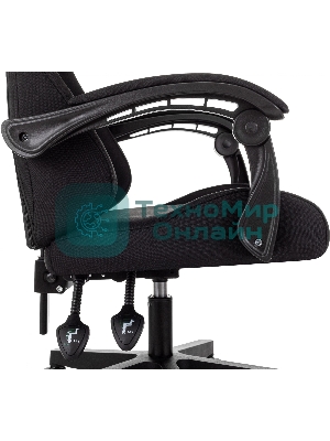 Кресло Zombie Void черный, экокожа, 120 кг, механизм качания