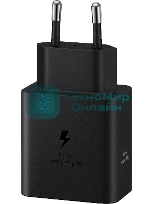 Сетевое зарядное устройство Samsung EP-T4511XBE 45W 3A (PD) USB Type-C для Samsung черный