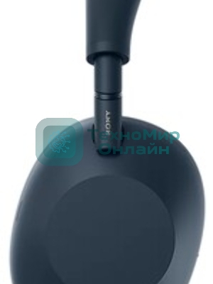 Беспроводные/проводные наушники Sony WH-1000XM6 синий, полноразмерные, Bluetooth + проводной, активное шумоподавление, до 40 ч