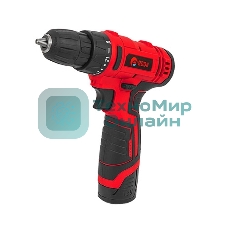 Дрель-шуруповерт Edon AD-1201, 12 В, 1,5 Ач, 30 Нм, щеточный