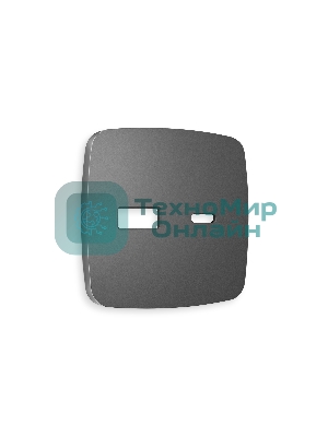 Лицевая панель OMEGA (Антрацит серый) для розетки 2USB тип A+C QUANT OP6610