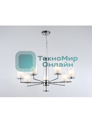 Люстра Ambrella light LH56003/7 СH/FR хром/белый матовый E14*7 max 40W D790*1260