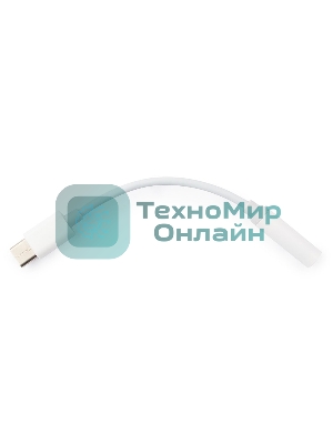 Переходник Cablexpert Переходник USB, USB Type-C/Jack3.5F, пакет (CCA-UC3.5F-01-W)