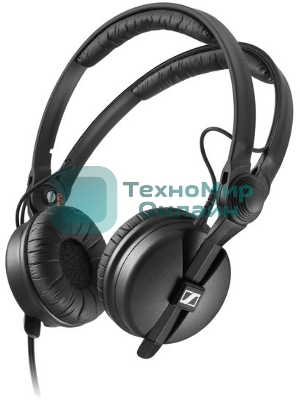 Проводные наушники Sennheiser HD 25 PLUS черный, накладные, Jack 3.5 мм