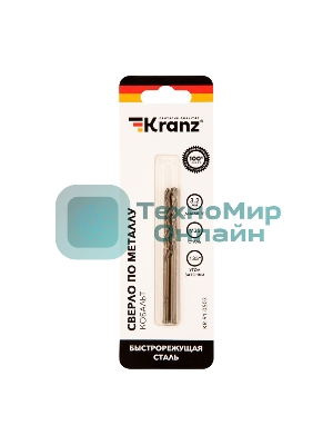 Сверло по металлу Kranz 3,2х65х36 мм 