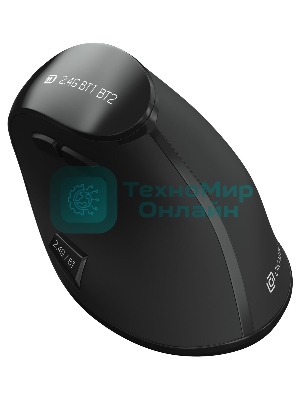 Мышь беспроводная Oklick 990MW черный, 2400 dpi, радиоканал, Bluetooth, USB, кнопки - 9