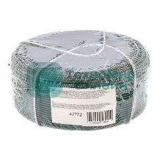 Проволока с ПВХ покрытием Сибртех, зеленая 1,5 мм, длина 50 м