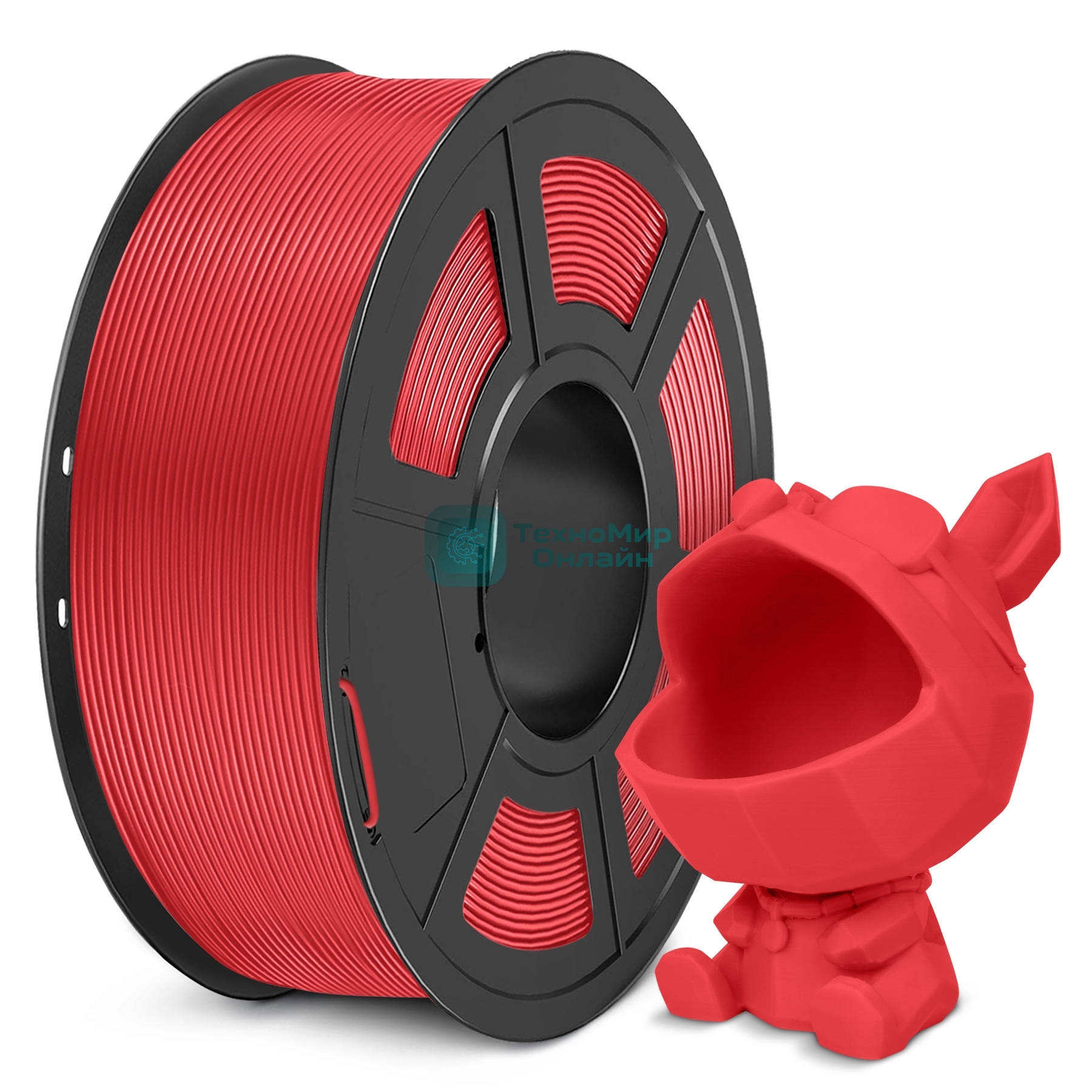 Филамент NVPrint PLA Meta Red для 3D печати диаметр 1.75мм длина 330 метров масса 1 кг