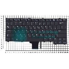 Клавиатура для ноутбука Dell Latitude E7420 черная с подсветкой без указателя