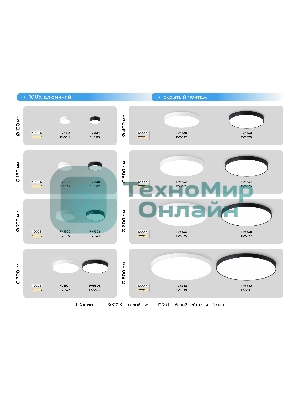 Светильник светодиодный потолочный FV5511 WH белый LED 15W 3000K D120*58 (Без ПДУ)
