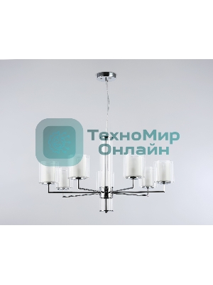 Люстра Ambrella light LH56003/7 СH/FR хром/белый матовый E14*7 max 40W D790*1260