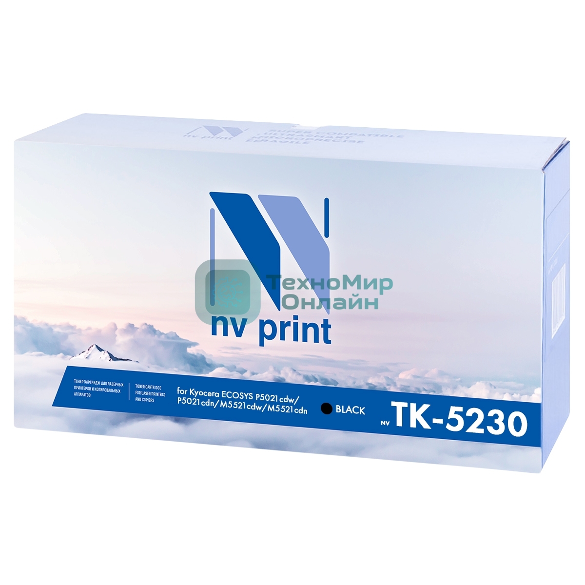Картридж NVPrint совместимый Kyocera TK-5230 черный для ECOSYS P5021cdw/P5021cdn/M5521cdw/M5521cdn (2600k)
