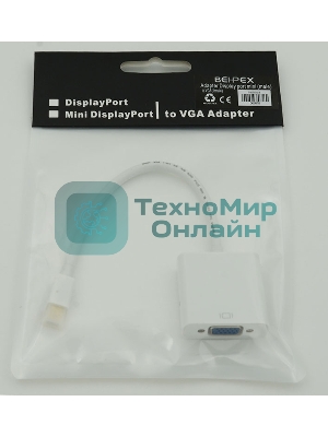 Переходник Display Port DisplayPort mini (m)/VGA HD15 (f)