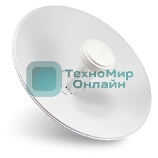 Точка доступа Ubiquiti ISP PBE-M2-400 10/100BASE-TX компл.:параболический отражатель/антенна/крепления/адаптер белый