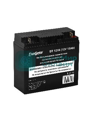 Батарея для ИБП ExeGate DT 1218 (12V 18Ah), клеммы под болт М5