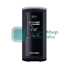 Источник бесперебойного питания UPS CyberPower VP1000ELCD Line-Interactive 1000VA/550W USB/RS-232/RJ11/45 (4 EURO)