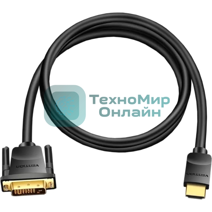 Кабель Vention HDMI 19M/DVI-D Dual link 25M - 2 м ABFBH