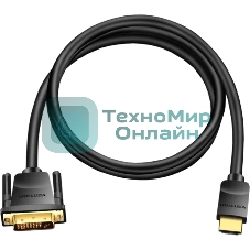 Кабель Vention HDMI 19M/DVI-D Dual link 25M - 2 м ABFBH
