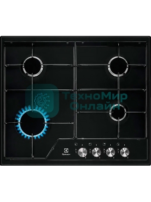 Газовая варочная панель Electrolux EGS6424K (эмалированные решетки)