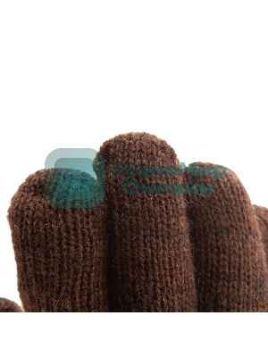 Перчатки трикотажные Сибртех двойные, верблюжья и овечья шерсть, ПВХ покрытие