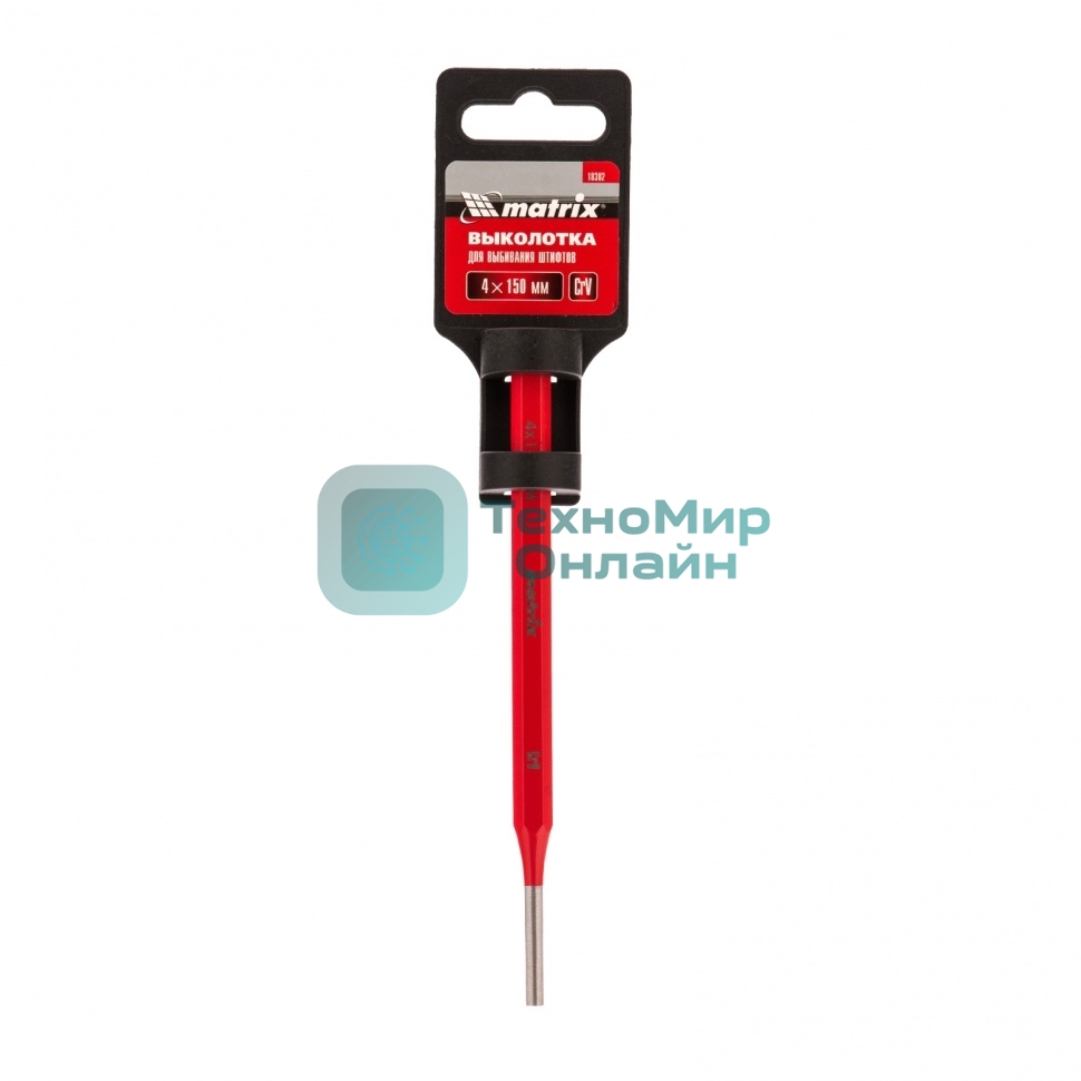 Выколотка Matrix 4x150 мм, сталь CrV
