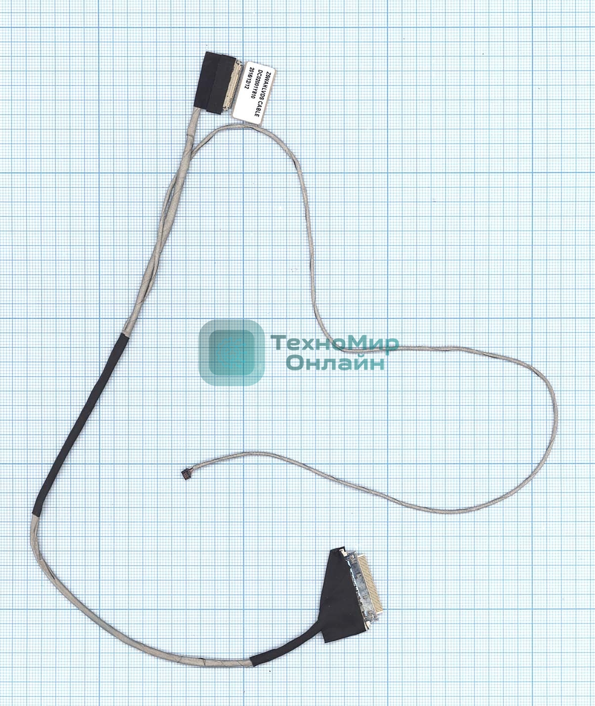 Шлейф матрицы для ноутбука Acer Aspire E5 E5-571 E5-571G E5-531 E5-531G E5-521 E5-511 DC02001Y910