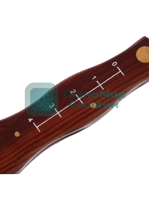 Нож грибника складной Palisad 145 мм, деревянная рукоятка