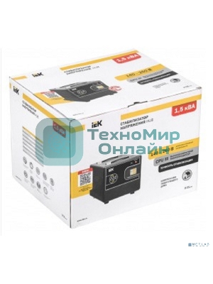 Стабилизатор напряжения переносной Iek IVS21-1-D15-13 HUB 1,5кВА