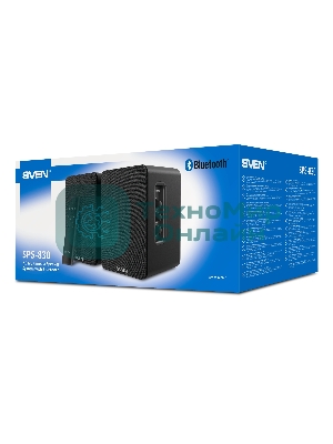 Акустическая система SVEN АС SPS-830 2.0 черный 60Вт BT