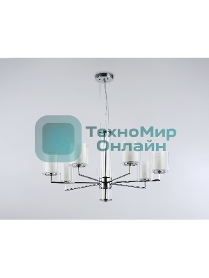 Люстра Ambrella light LH56003/7 СH/FR хром/белый матовый E14*7 max 40W D790*1260