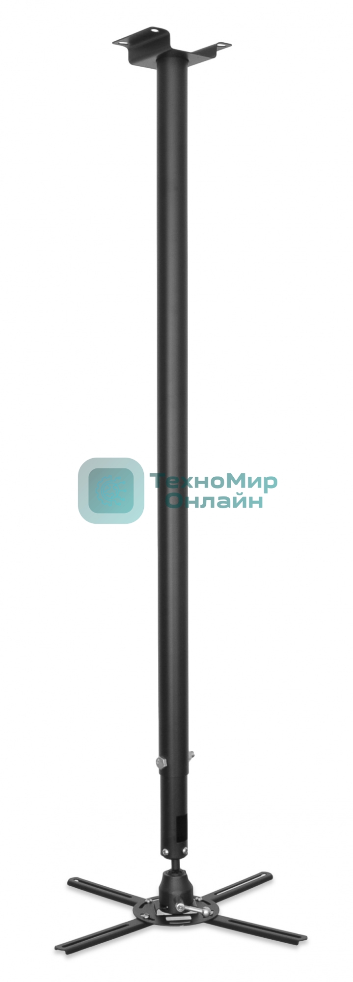 Кронштейн для проектора Buro PR06-B черный макс.20кг потолочный поворот и наклон