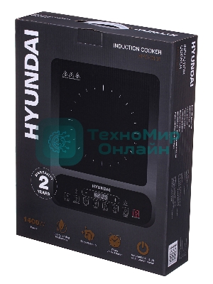 Плита настольная электрическая Hyundai HYC-0101 черный эмаль (настольная)