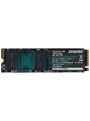 Накопитель SSD Digma Mega S3 DGSM3256GS33T, 256Gb, PCIe 3.0 x4, M.2 2280, NVMe, R/W 2040/1270