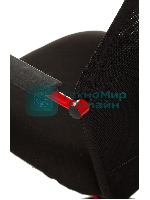 Кресло игровое Zombie ONE черный TW-01 3C11 сетка/ткань с подголов. крестовина металл