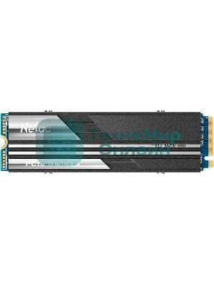 Накопитель SSD Netac NV5000, 1Tb, M.2 2280, PCIe 4.0 x4, NVMe, R/W 5000/4400, с радиатором