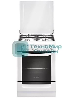 Плита газовая Gefest ПГ 6100-02 белый, конфорок 4 шт, духовка 52 л, 60 см x 85 см x 60 см