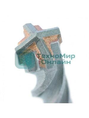 Бур по бетону Matrix, 12 x 210 мм, SDS PLUS c крестовой пластиной