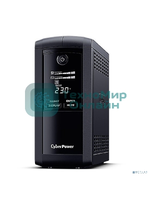Источник бесперебойного питания UPS CyberPower VP700EILCD Line-Interactive 700VA/390W USB/RS-232/RJ11/45 (6 IEC С13)