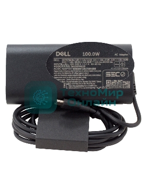 Блок питания (сетевой адаптер) для ноутбуков Dell 20V 5A 100W Type C