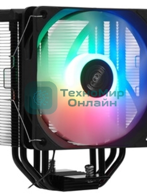 Кулер PCCooler Paladin EX400S черный 120мм алюминий+медь 1800rpm 28.6db 4-pin 180W 157мм