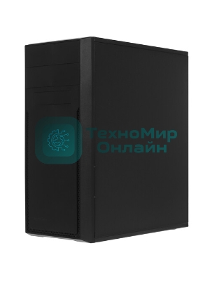 Компьютерный корпус c блоком питания 450 Ватт/Case Foxline FL-302-FZ450-U32 ATX case, black, w/PSU 450W 8см, w/2xUSB 2.0+2xUSB 3.0, w/pwr cord, w/o FAN