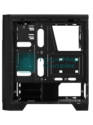 Компьютерный корпус Aerocool/Formula PGS-V Cylon , ATX, без БП, RGB подсветка, окно, картридер, 1x USB 3.0 + 2x USB 2.0, 1х12см вентилятор в комплекте