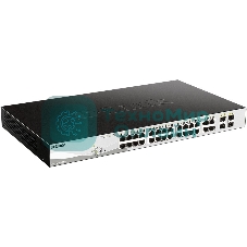 Коммутатор D-Link DGS-1210-28MP DGS-1210-28MP/F 24G 24PoE+ 370W настраиваемый