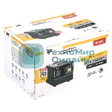 Стабилизатор напряжения IEK Hub 8кВА однофазный черный (IVS21-1-008-13)