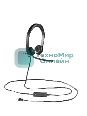 Гарнитура Logitech H650e чёрный, проводная, USB