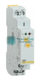 Реле задержки выключения при снятии питания ORT 12-240В AC/DC IEK ORT-D-ACDC12-240V