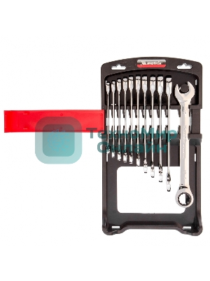 Набор ключей комбинированных Matrix, трещоточных 11 шт.